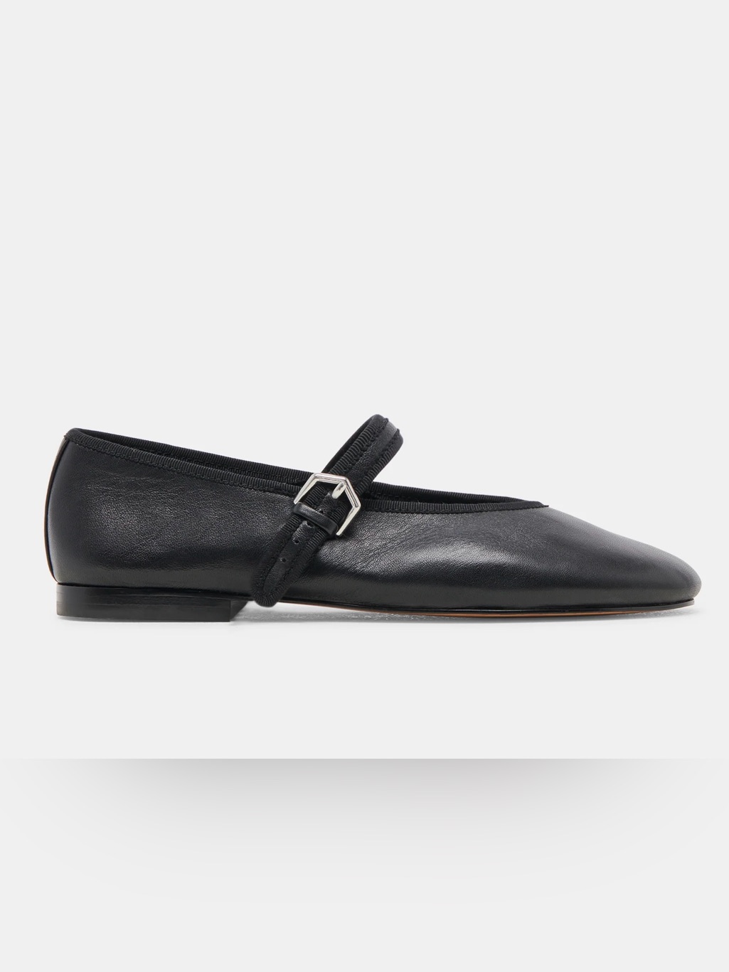 Dolce Vita Roslyn Ballet Flats In Black Leather